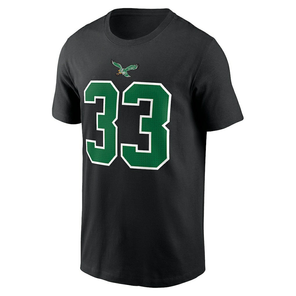 Nike Cooper DeJean Philadelphia Eagles Player Name & Number T-Shirt Black