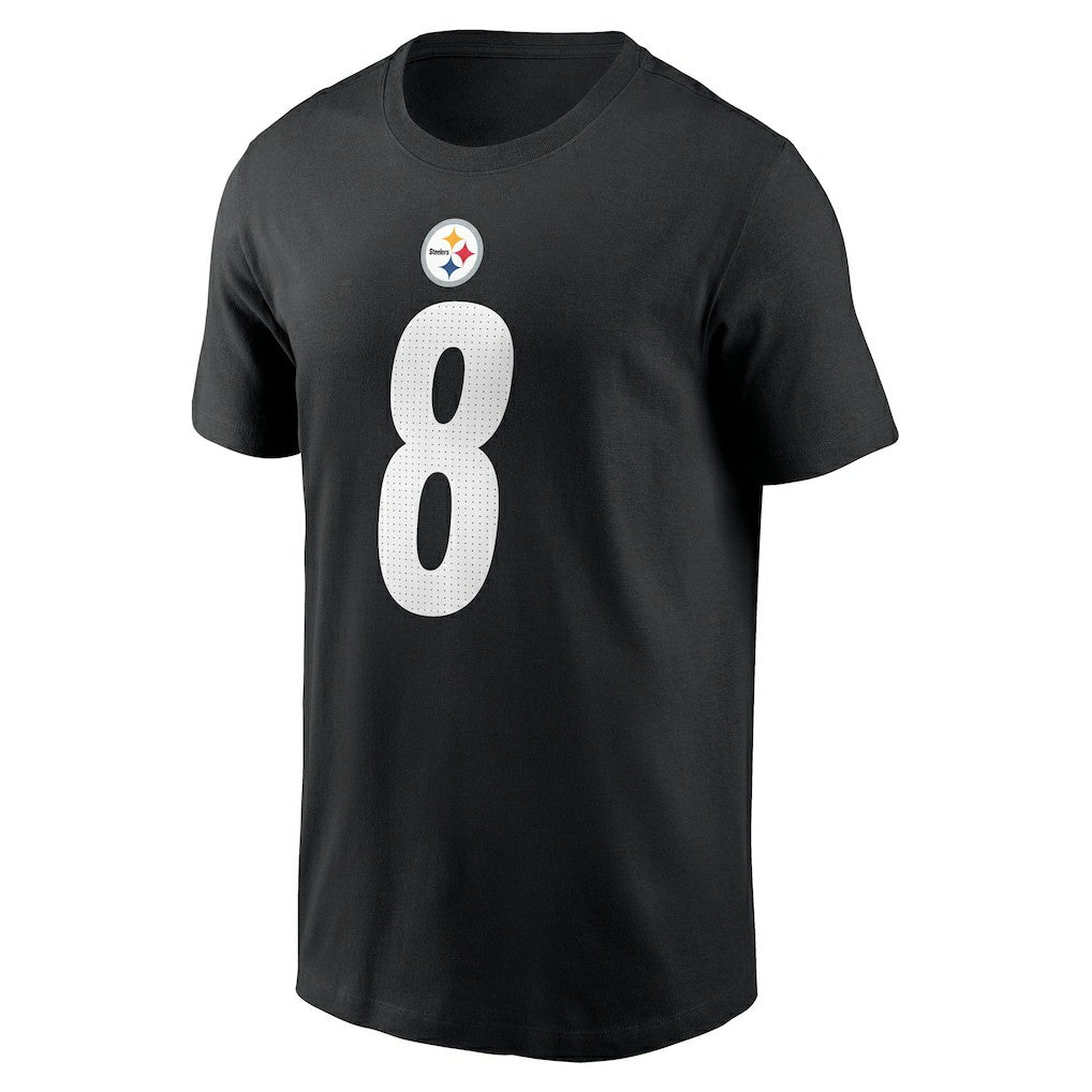 Nike Aaron Rodgers Pittsburgh Steelers Name & Number T-Shirt Black