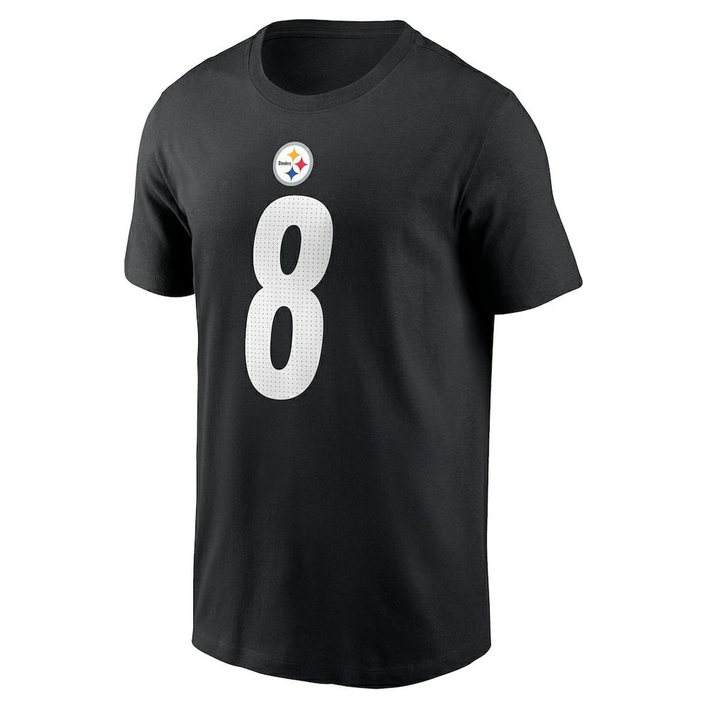 Nike Aaron Rodgers Pittsburgh Steelers Name & Number T-Shirt Black