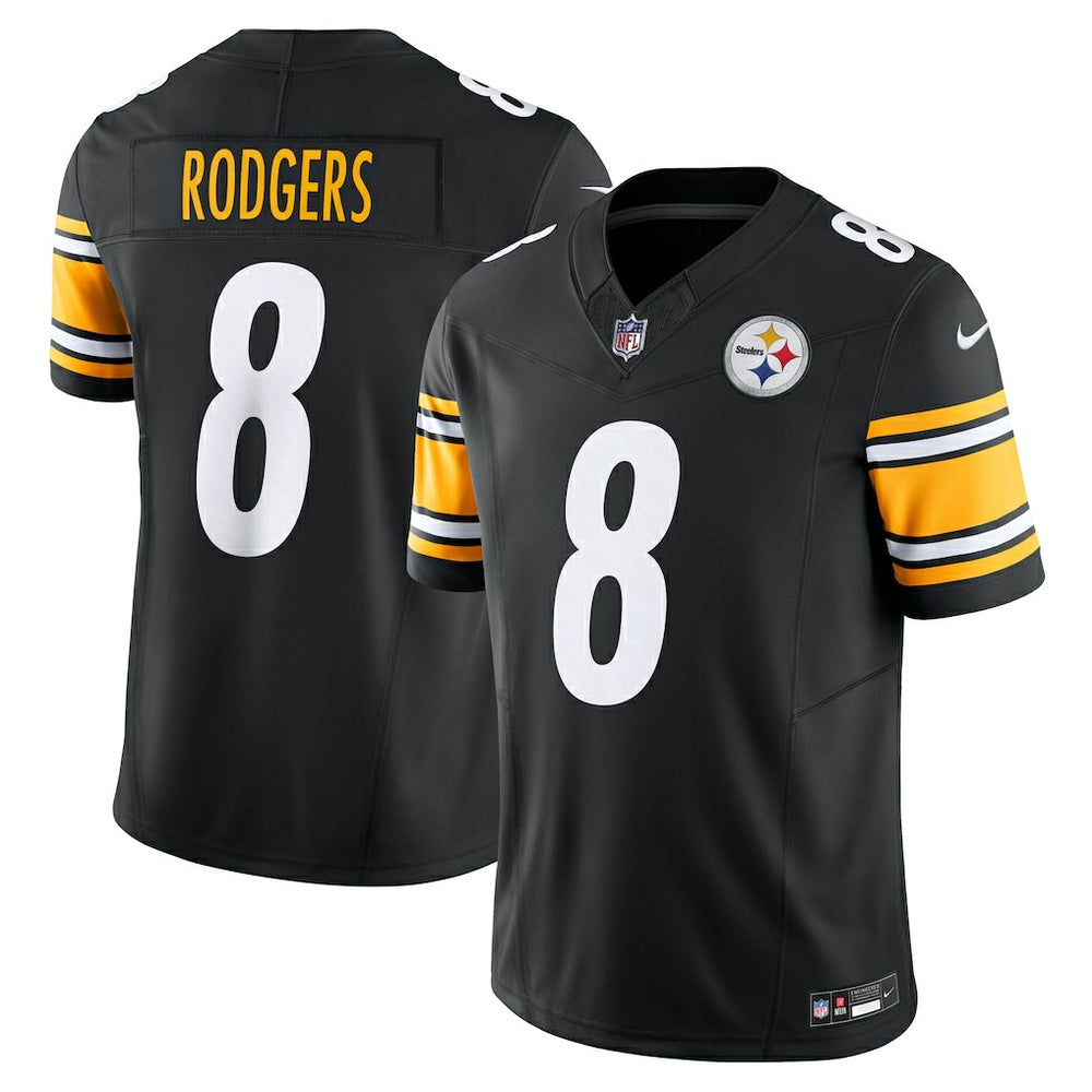 Nike Aaron Rodgers Pittsburgh Steelers Team Vapor F.U.S.E. Limited Jersey Black