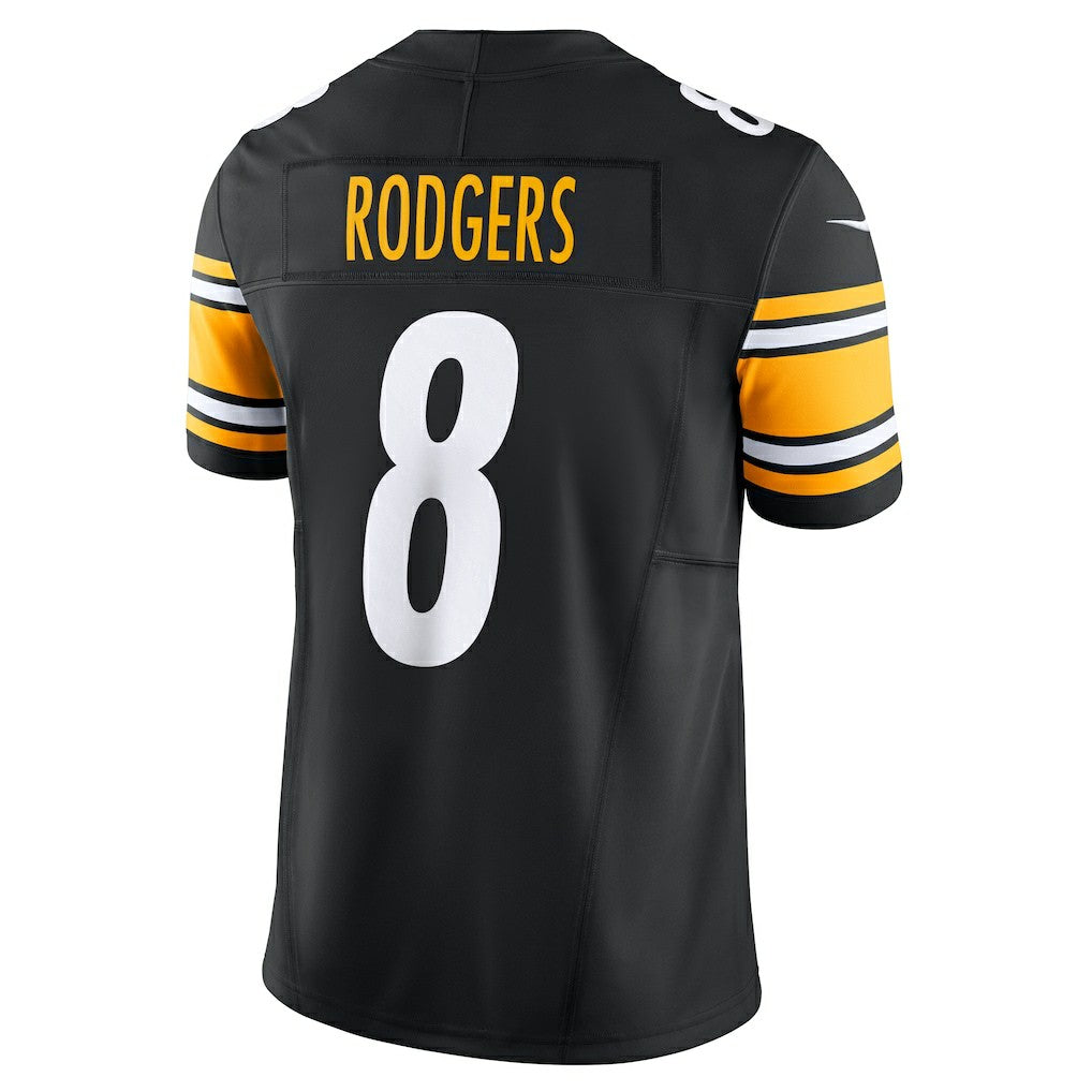 Nike Aaron Rodgers Pittsburgh Steelers Team Vapor F.U.S.E. Limited Jersey Black