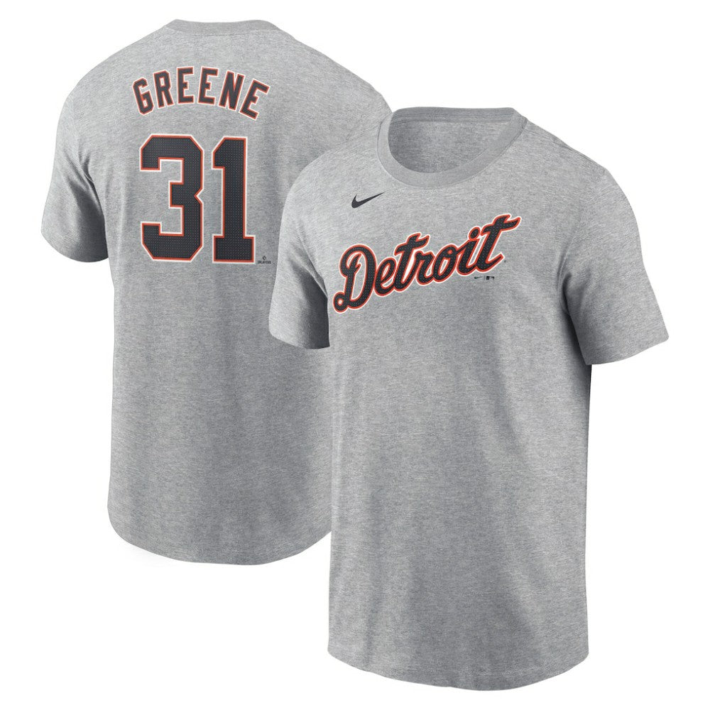 Riley Greene Detroit Tigers Nike Fuse Name & Number T-Shirt - Gray - Nike Discount
