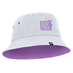 Boston Bruins Fanatics Hockey Fights Cancer Bucket Hat - White - NHL 2001727994