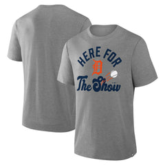 Detroit Tigers Fanatics Nostalgia Tri-Blend T-Shirt - Heather Gray - Fanatics Sale