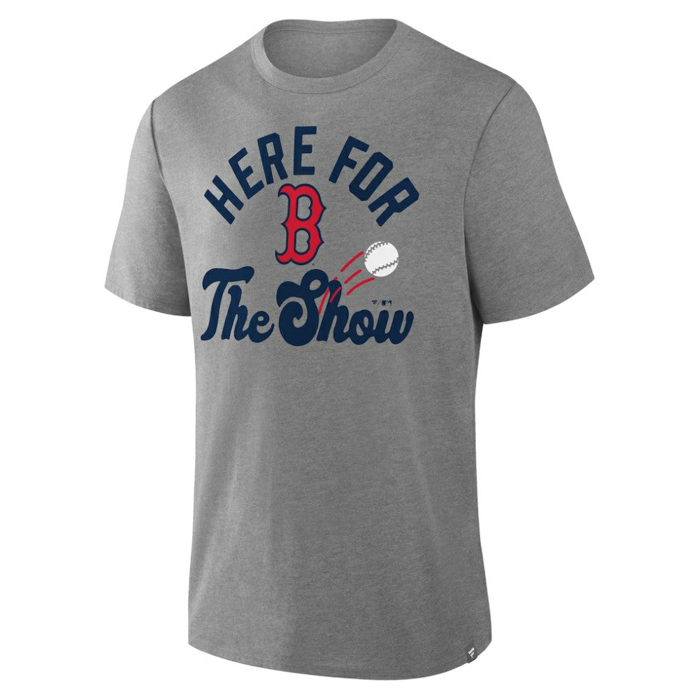 Boston Red Sox Fanatics Nostalgia Tri-Blend T-Shirt - Heather Gray - Fanatics Online