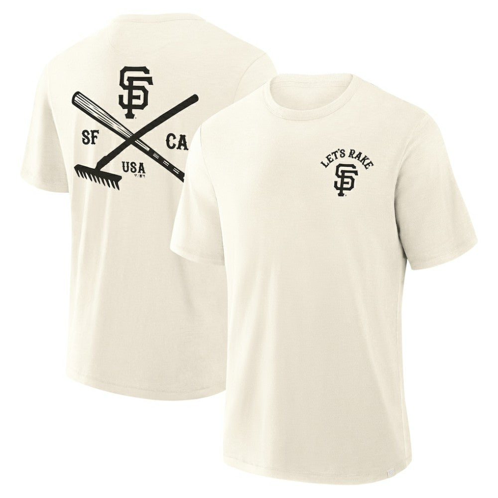 San Francisco Giants Fanatics Nostalgia Stadium Slub T-Shirt - Cream - Fanatics on Sale