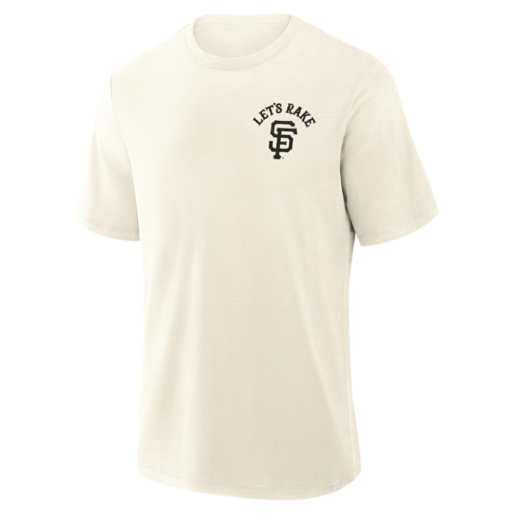 San Francisco Giants Fanatics Nostalgia Stadium Slub T-Shirt - Cream - Fanatics on Sale