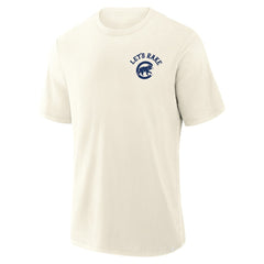 Chicago Cubs Fanatics Nostalgia Stadium Slub T-Shirt - Cream - Fanatics on Sale
