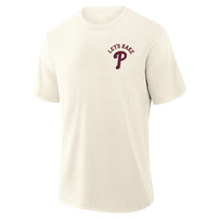 Philadelphia Phillies Fanatics Nostalgia Stadium Slub T-Shirt - Cream - Fanatics Discount