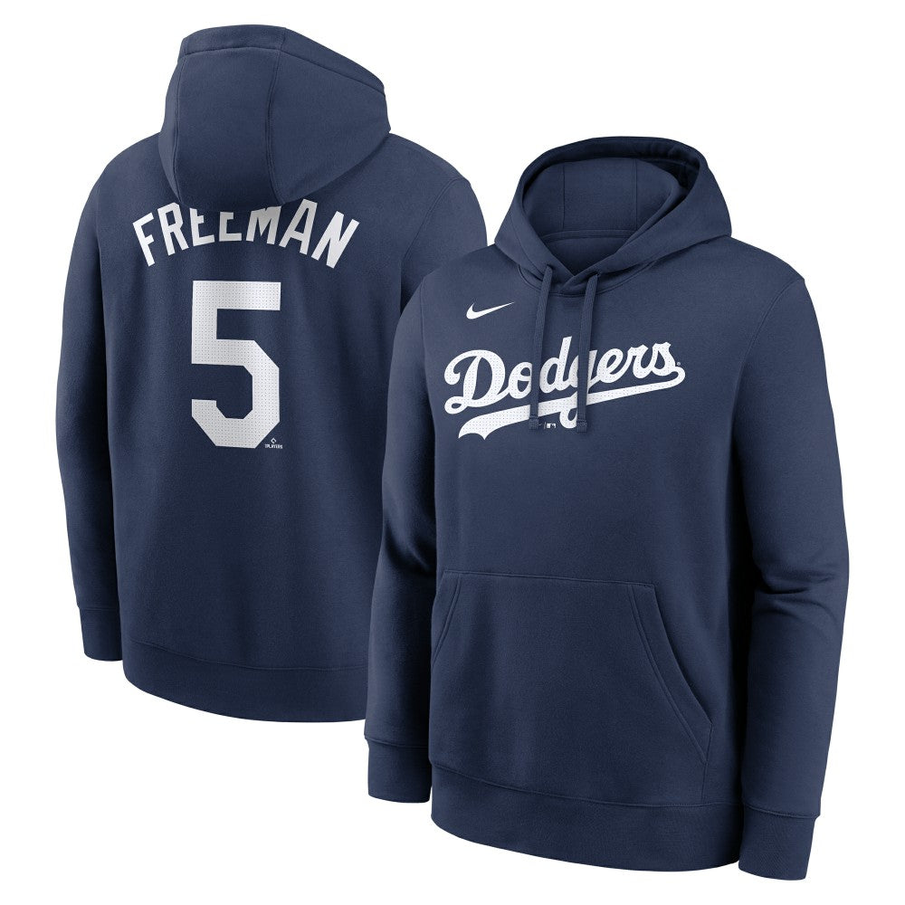 Freddie Freeman Los Angeles Dodgers Nike Player Name & Number Club Pullover Hoodie - Navy - Nike on Sale