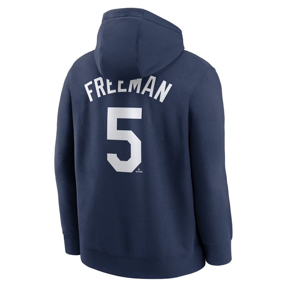 Freddie Freeman Los Angeles Dodgers Nike Player Name & Number Club Pullover Hoodie - Navy - Nike on Sale