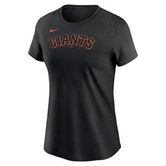Rafael Devers San Francisco Giants Nike Women's Name & Number T-Shirt - Black - Nike Discount