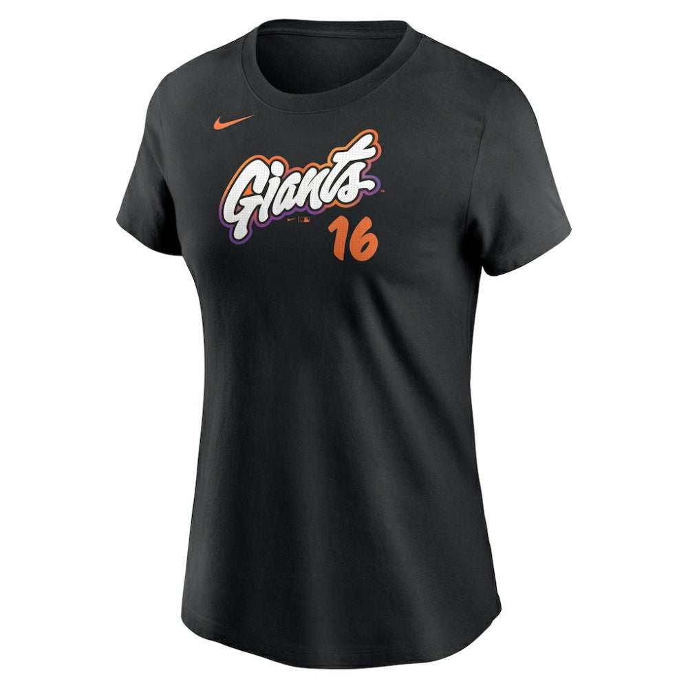 Rafael Devers San Francisco Giants Nike Women's 2025 City Connect Fuse Name & Number T-Shirt - Black - Nike Online