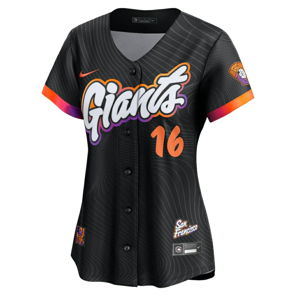 Rafael Devers San Francisco Giants Nike Women's 2025 City Connect Limited Player Jersey - Black - Nike Discount