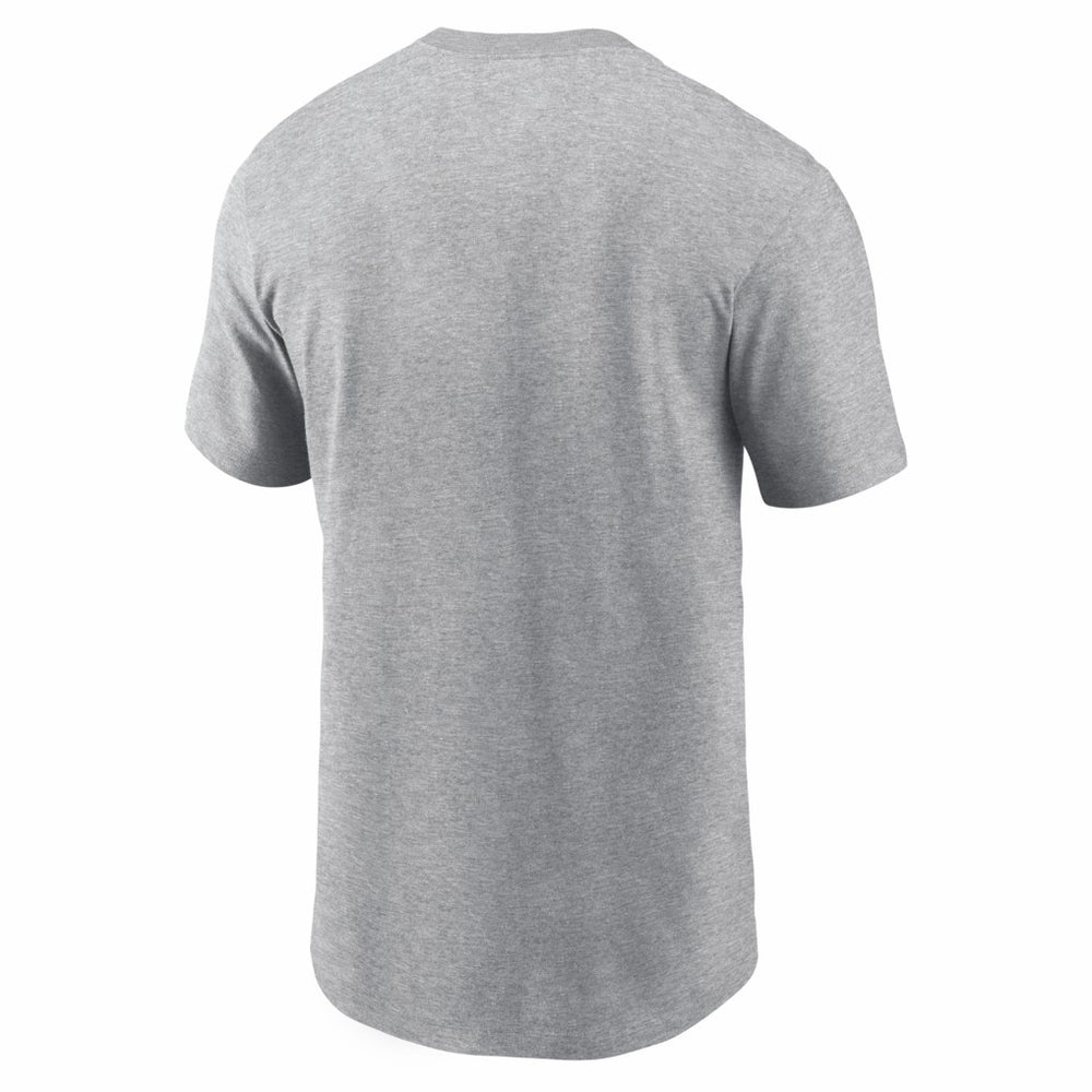 Nike New England Patriots 2025 AFC Champions Locker Room Trophy Collection T-Shirt Heather Gray