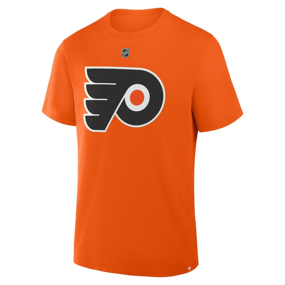 Trevor Zegras Philadelphia Flyers Fanatics Authentic Stack Name & Number T-Shirt - Orange - NHL 2001742154