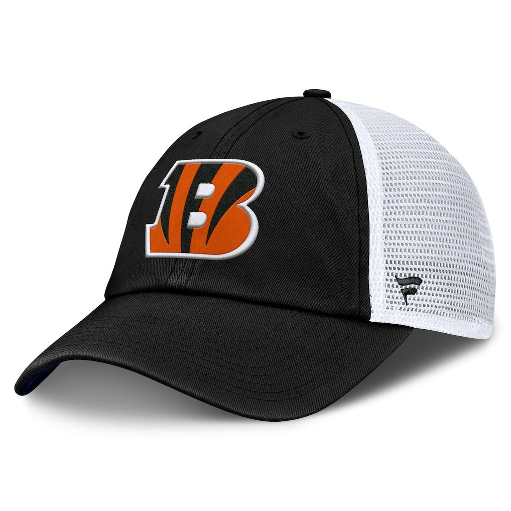 Fanatics Cincinnati Bengals Trucker Adjustable Hat Black/White