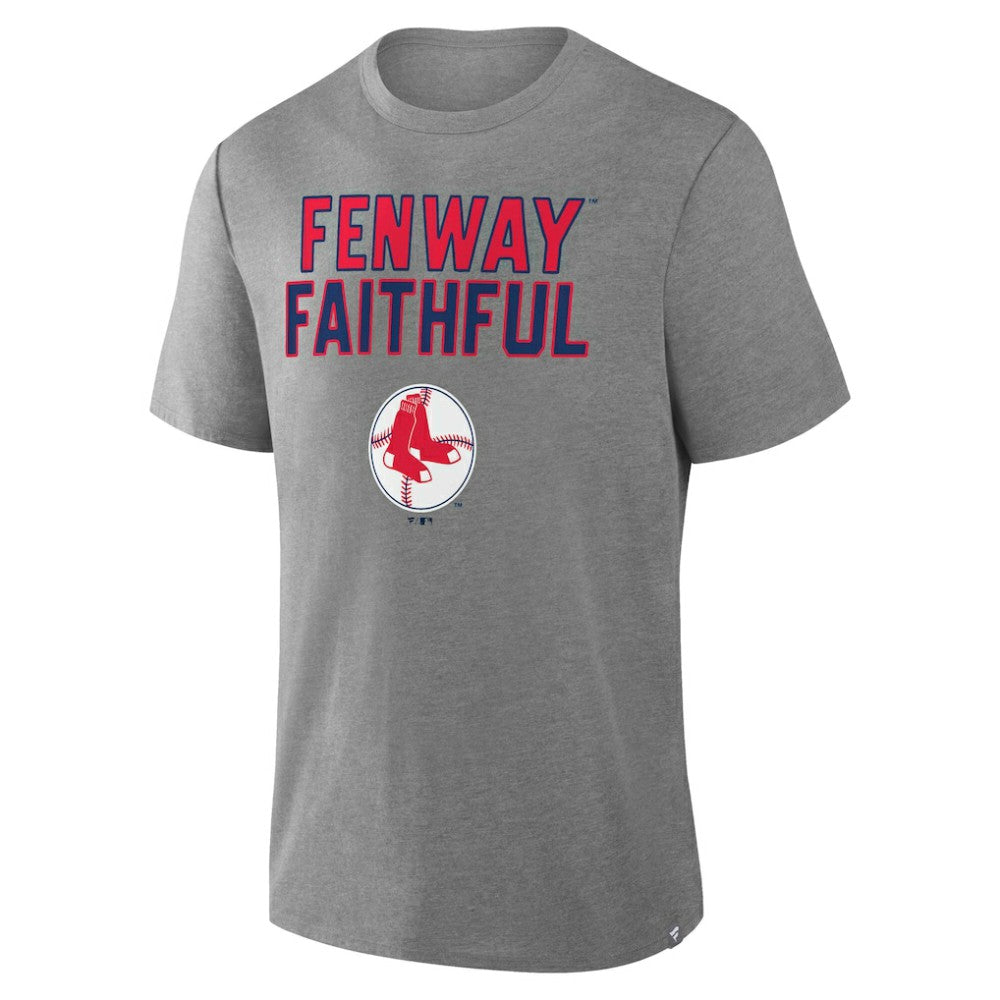Boston Red Sox Fanatics Tribute IYKYK Tri-Blend T-Shirt - Heather Gray - Fanatics Sale
