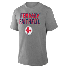 Boston Red Sox Fanatics Tribute IYKYK Tri-Blend T-Shirt - Heather Gray - Fanatics Sale