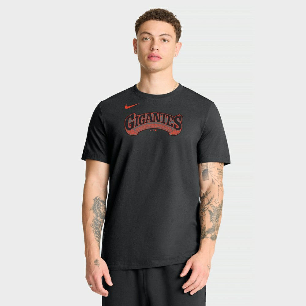 San Francisco Giants Nike Alternate Wordmark T-Shirt - Black - Nike Discount