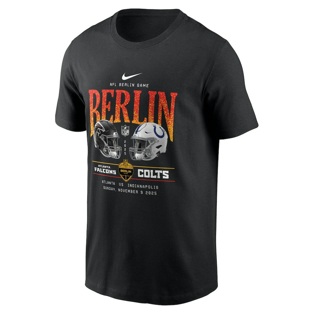 Nike Atlanta Falcons vs. Indianapolis Colts International Games Berlin 2025 T-Shirt Black