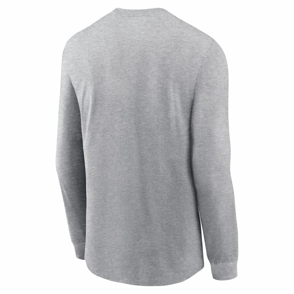Nike New England Patriots Super Bowl LX Fast As Fast Gets Long Sleeve T-Shirt Heather Gray