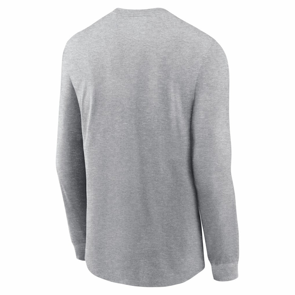 Nike New England Patriots Super Bowl LX Fast As Fast Gets Long Sleeve T-Shirt Heather Gray