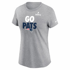 Nike New England Patriots Women's Super Bowl LX Local T-Shirt Heather Gray