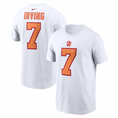 Nike Bucky Irving '76 Tampa Bay Buccaneers 50th Season Alternate Name & Number T-Shirt White
