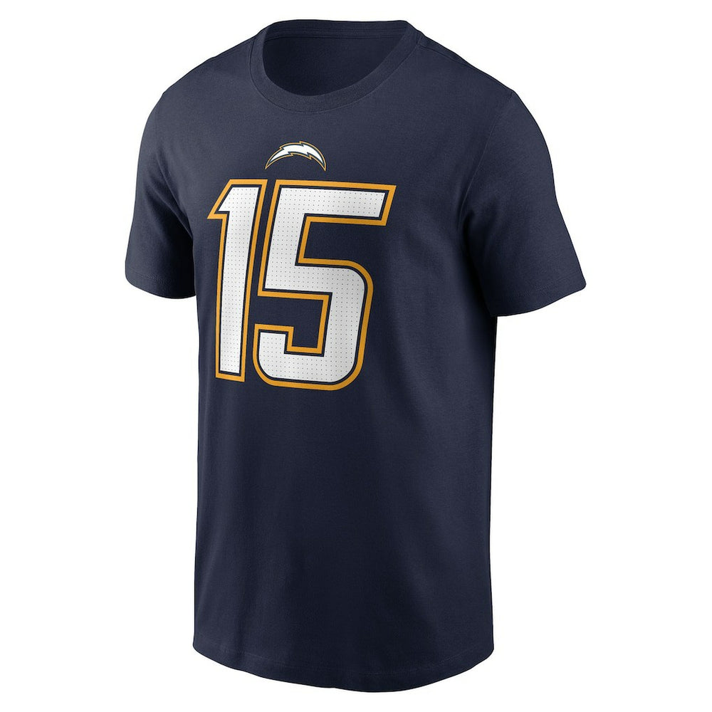 Nike Ladd McConkey Los Angeles Chargers Alternate Super Chargers Name & Number T-Shirt Navy