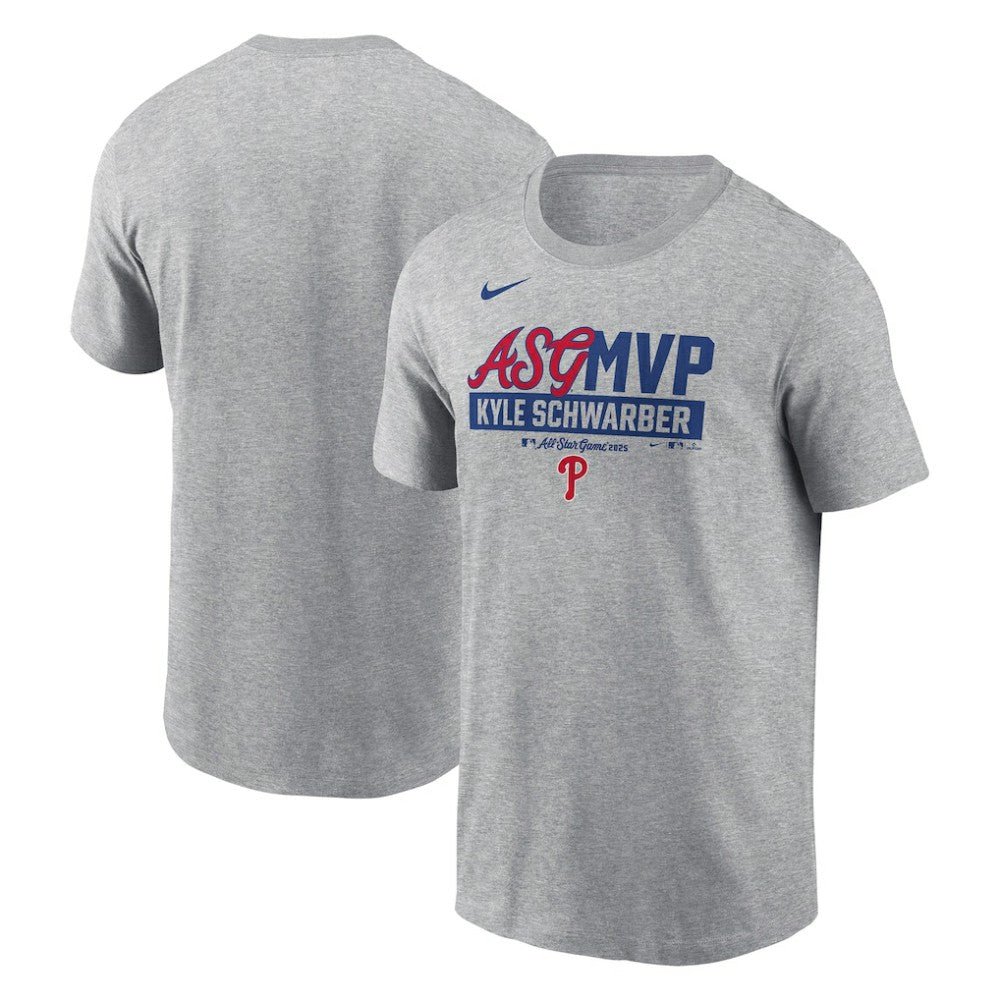 Kyle Schwarber Philadelphia Phillies Nike 2025 MLB All-Star Game MVP T-Shirt - Heather Gray - Nike Online
