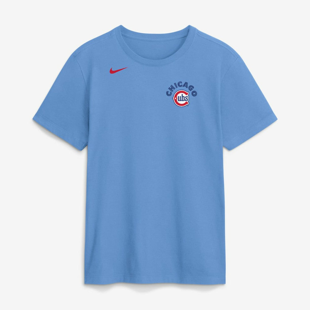 Chicago Cubs Nike Electric Bear T-Shirt - Light Blue - Nike Discount