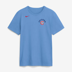 Chicago Cubs Nike Electric Bear T-Shirt - Light Blue - Nike Discount