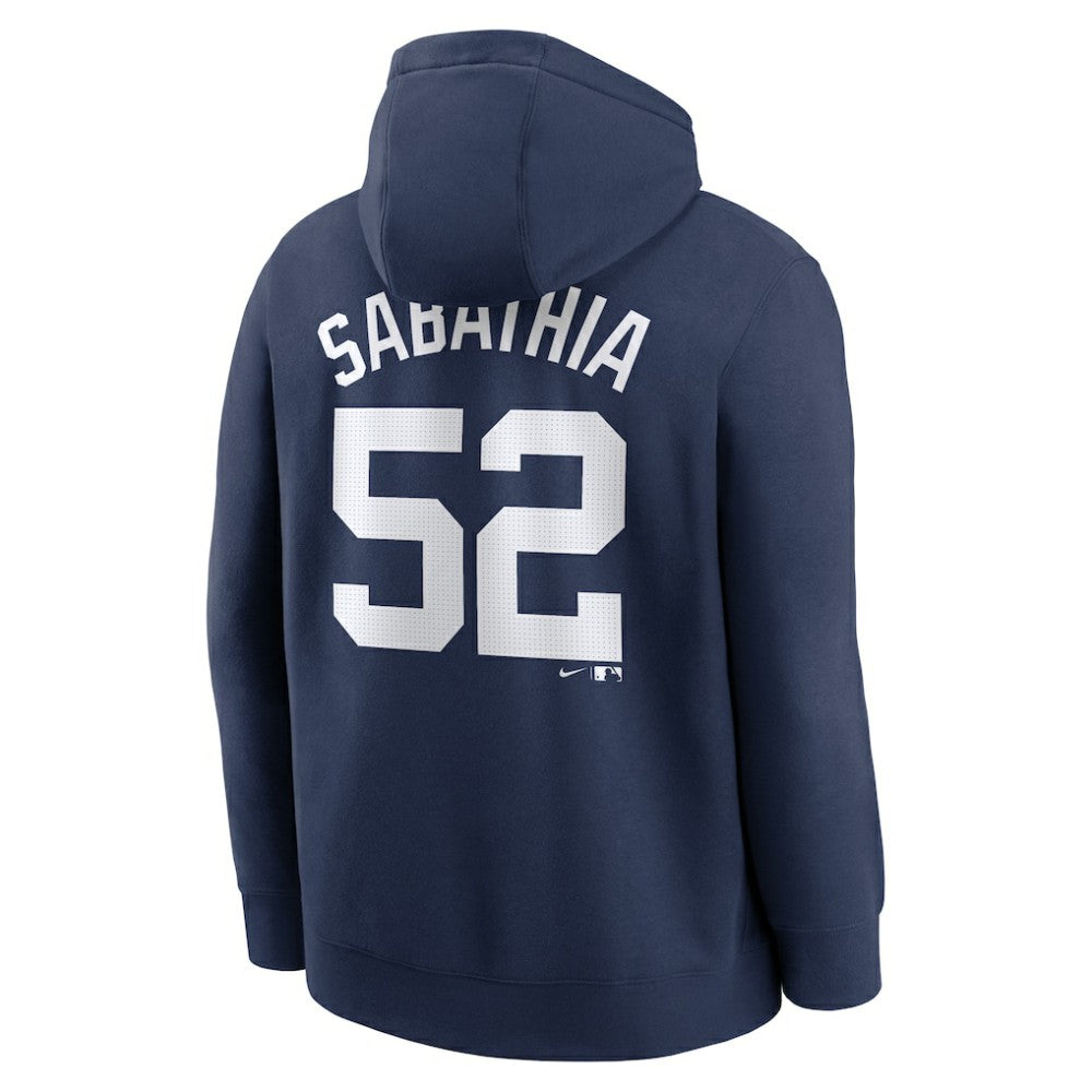 CC Sabathia New York Yankees Nike Retired Player Name & Number Club Pullover Hoodie - Navy - Nike Online