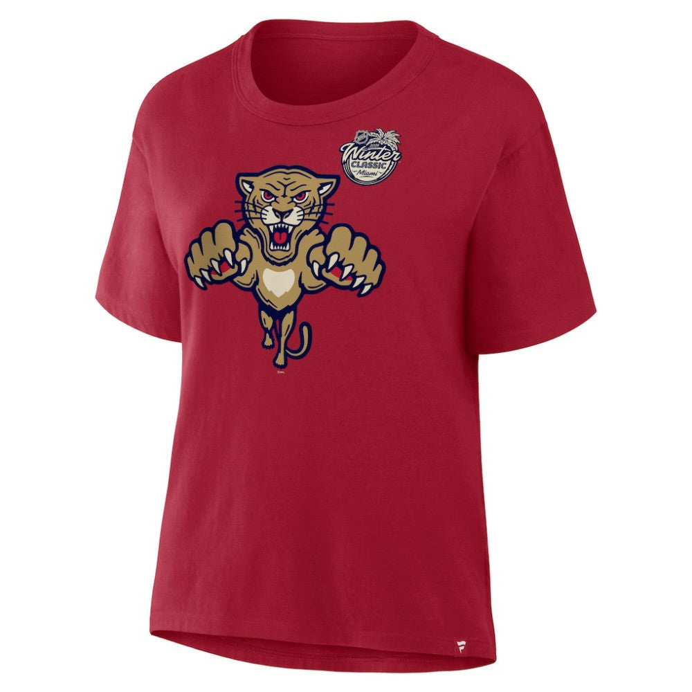 Florida Panthers Fanatics Women's 2026 NHL Winter Classic T-Shirt - Red - NHL 2001759297