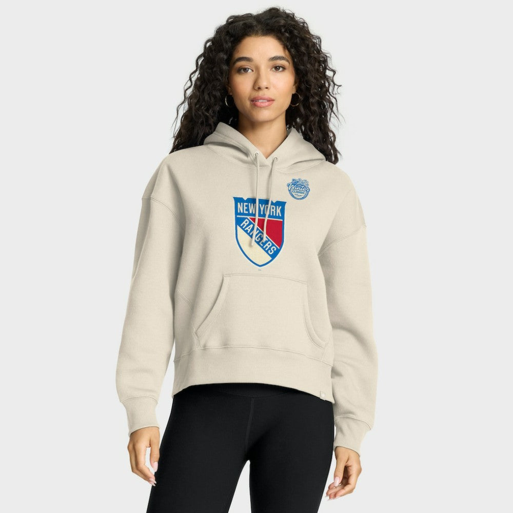 New York Rangers Fanatics Women's 2026 NHL Winter Classic Hoodie - Cream - NHL 2001759300