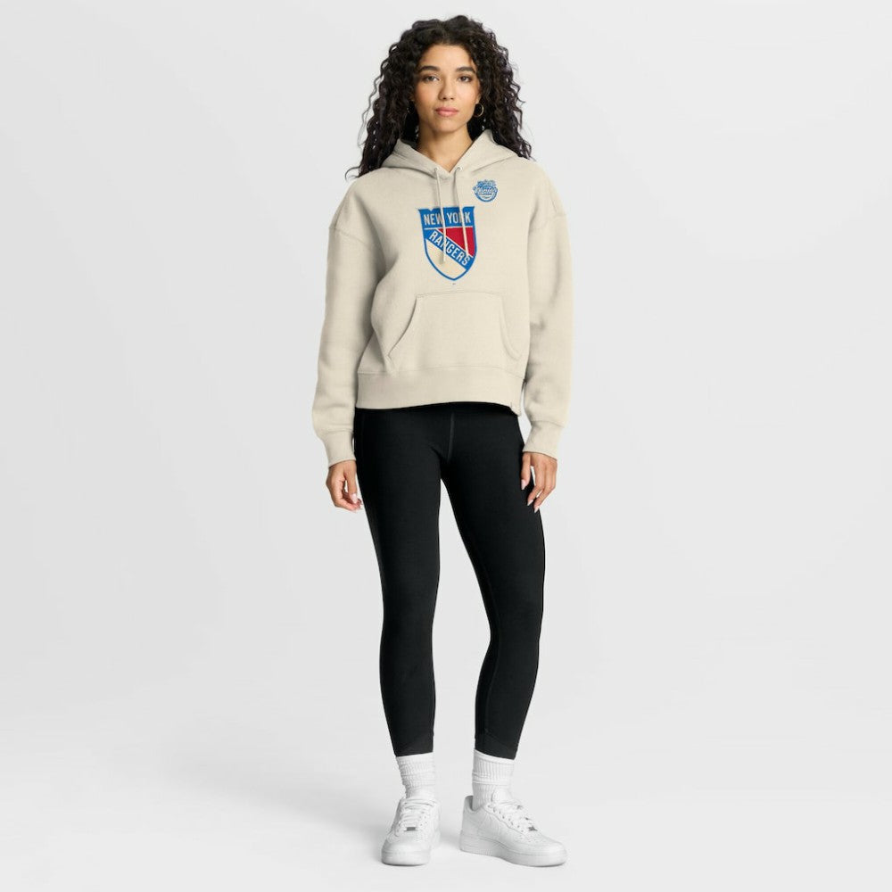 New York Rangers Fanatics Women's 2026 NHL Winter Classic Hoodie - Cream - NHL 2001759300