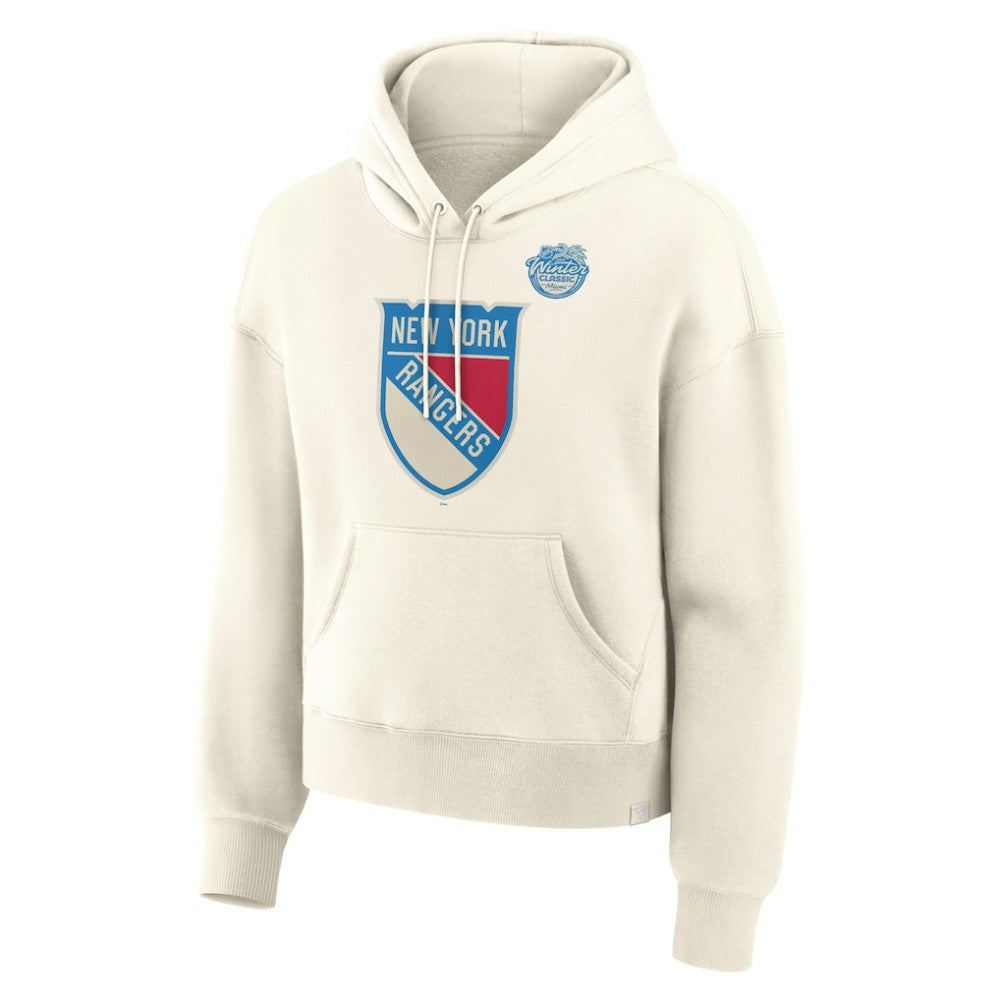 New York Rangers Fanatics Women's 2026 NHL Winter Classic Hoodie - Cream - NHL 2001759300