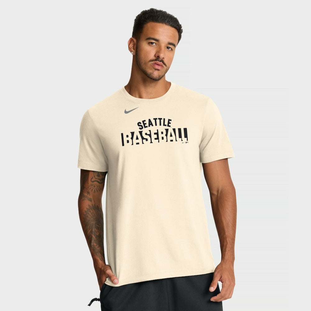 Seattle Mariners Nike Alternate T-Shirt - Cream - Nike Sale