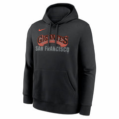 San Francisco Giants Nike Alternate Club Fleece Hoodie - Black - Nike Sale