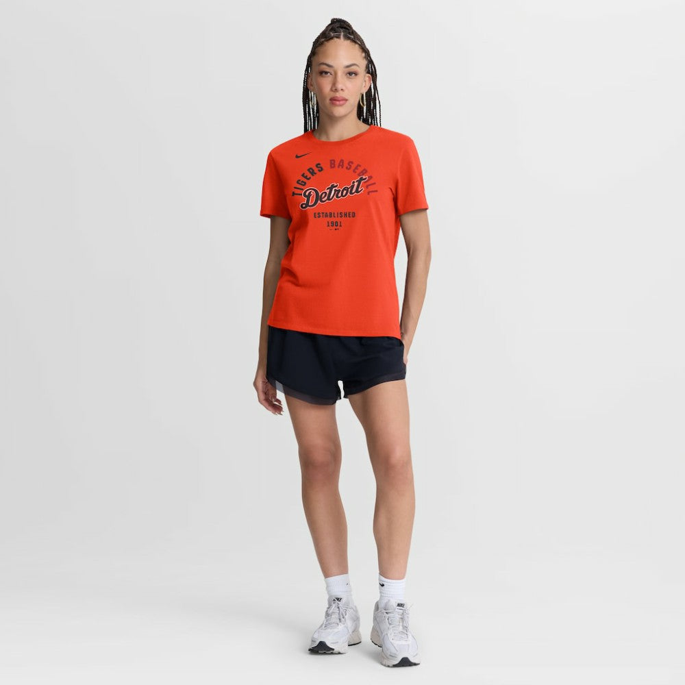 Detroit Tigers Nike Women's Alternate Fashion T-Shirt - Orange - Nike Online