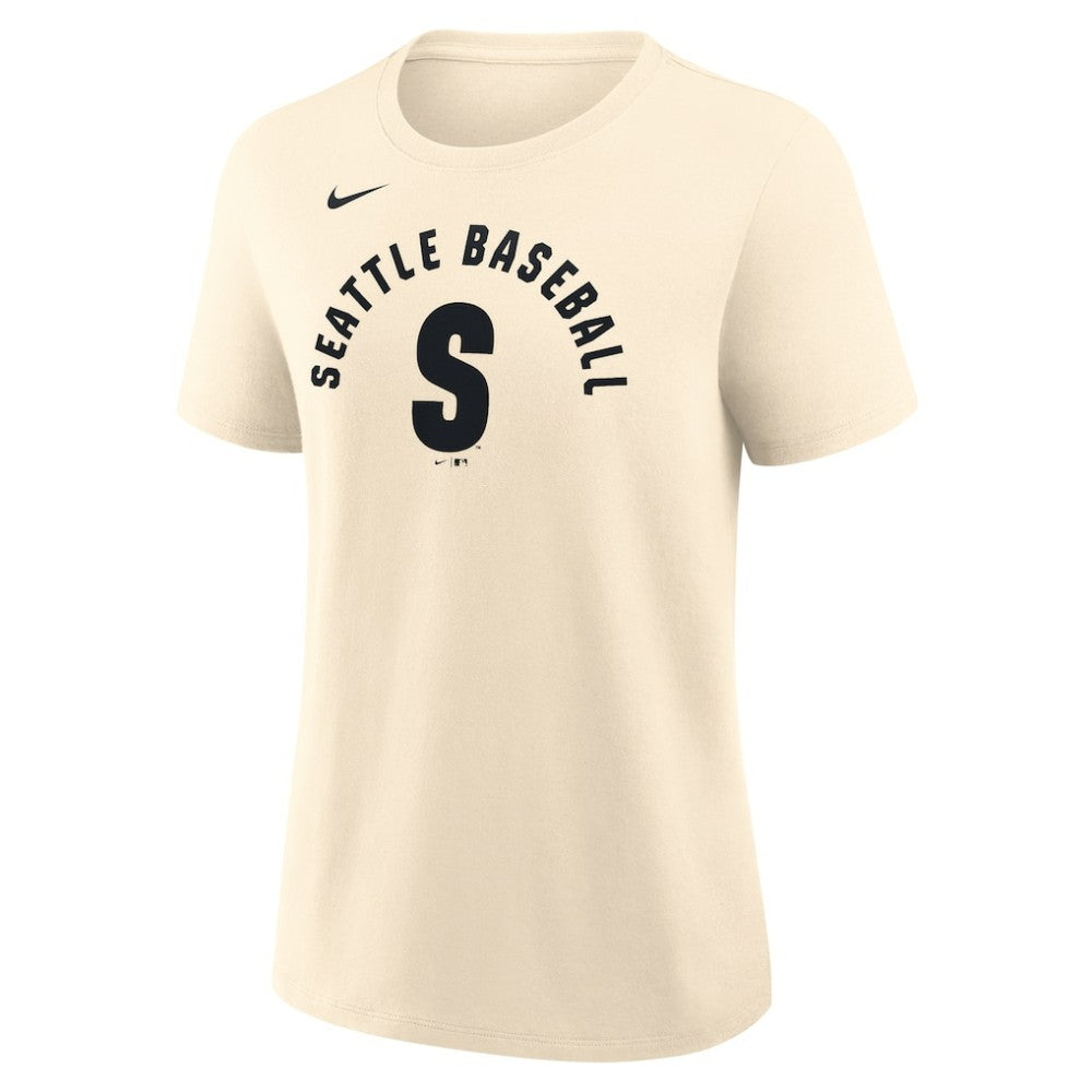 Seattle Mariners Nike Women's Alternate Fashion T-Shirt - Natural - Nike Discount