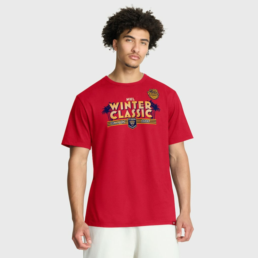 Florida Panthers Fanatics 2026 NHL Winter Classic T-Shirt - Red - NHL 2001760006
