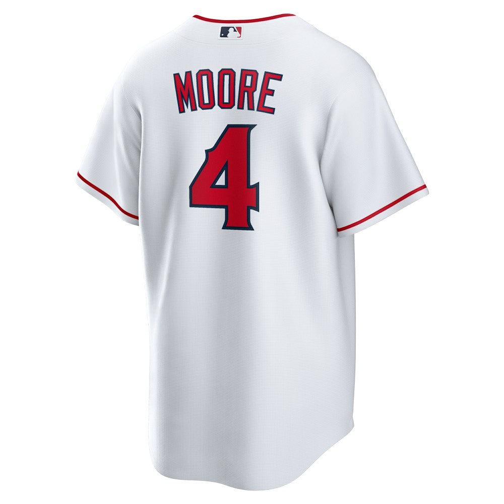 Christian Moore Los Angeles Angels Nike Home Replica Jersey - White - Nike Lifestyle