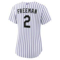 Tyler Freeman Colorado Rockies Nike Women's Home Replica Jersey - White - Nike Online
