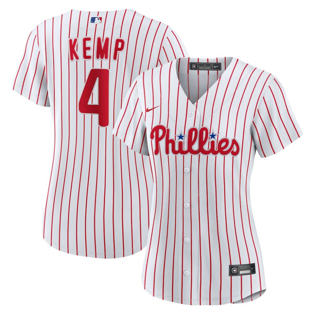 Otto Kemp Philadelphia Phillies Nike Women's Home Replica Jersey - White - Nike Discount
