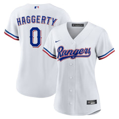 Sam Haggerty Texas Rangers Nike Women's Home Replica Jersey - White - Nike on Sale