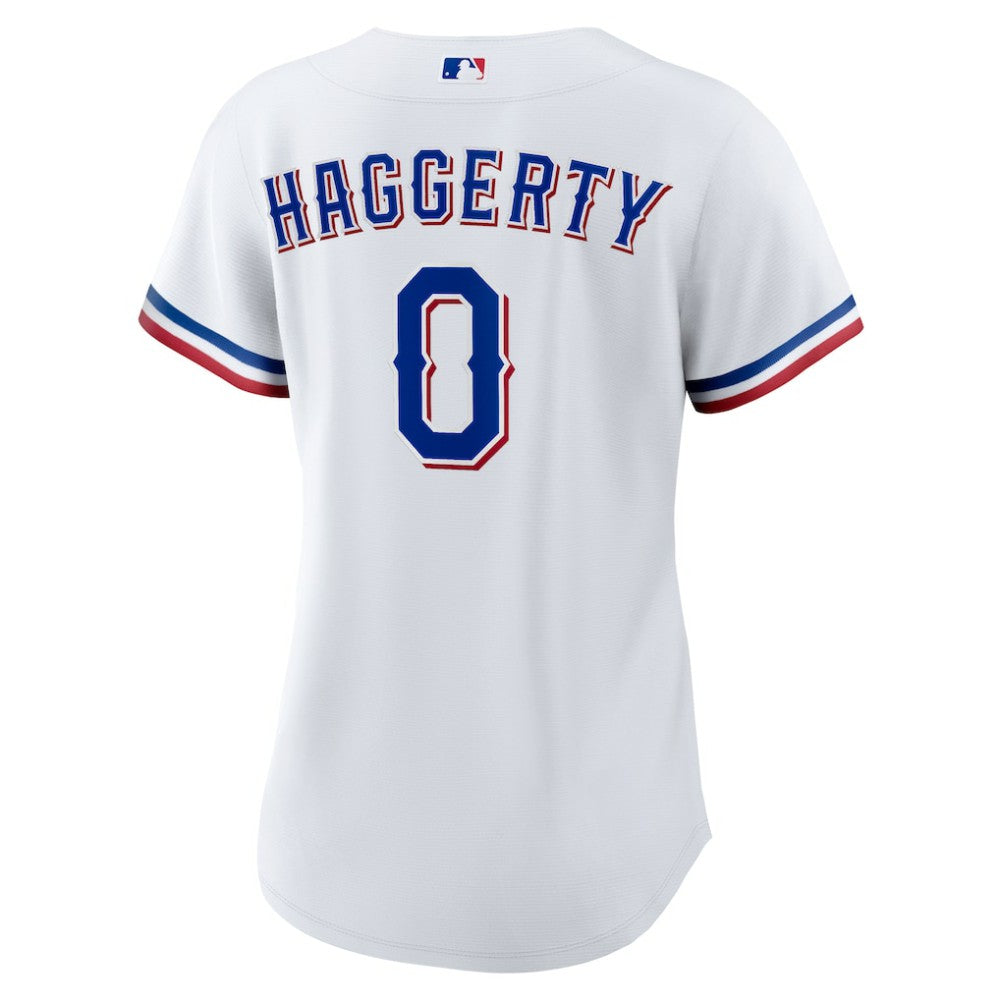 Sam Haggerty Texas Rangers Nike Women's Home Replica Jersey - White - Nike on Sale