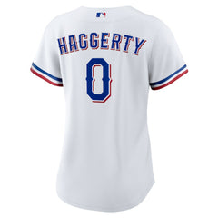 Sam Haggerty Texas Rangers Nike Women's Home Replica Jersey - White - Nike on Sale