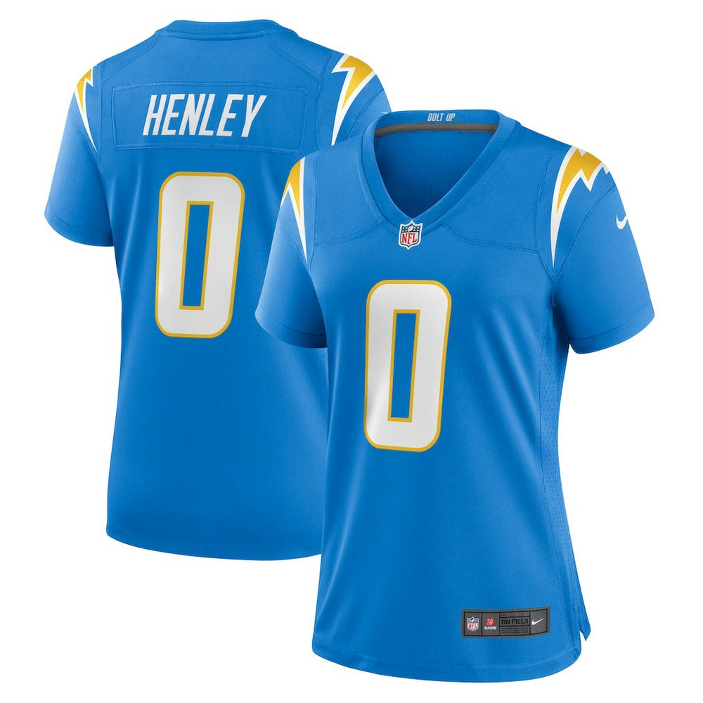 Nike Daiyan Henley Los Angeles Chargers Women's Team Game Jersey Powder Blue